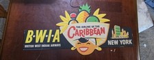 British West Indian Airwaves 1960's  Original Display picture