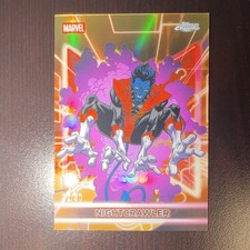 Topps Neon 2026 Chrome Marvel X-Men Nightcrawler #119 32/50 picture