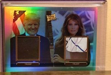 2023 PIECES OF THE PAST DONALD TRUMP & MELANIA TRUMP 