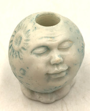 ONE Butt Headz Cigarette Snuffer Ashtray Helper BLUE MOON FACE Man Cave Bar picture