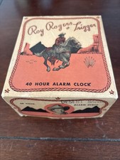 1950S Roy Rogers And Trigger 40 Hour Alarm Clock picture