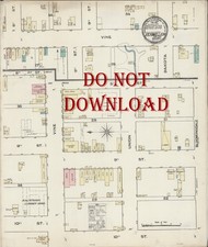 1883 Very Detailed COPY Map Vermillion South Dakota Perfect for researchers picture