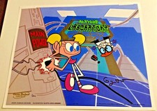 Hanna Barbera Cel Dexter's Laboratory Rare Number 1 Signed Genndy Tartakovsky picture
