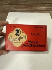 Antique WW2 Chesterfield Handkerchiefs~New In Original Box~Rare picture