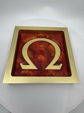 Super Rare Vintage Electronic Omega Watch Ashtray 1970s Messing ceramic picture