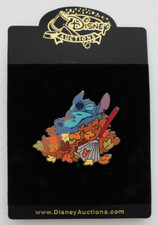 Disney Auctions Pin Stitch Autumn Leaves LE100 DA17335 picture