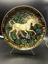 Hutschenreuther The Worlds of Legends Plate The Unicorn C.+W. Hallett #'d /12500 picture