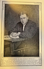 1909 Vintage Magazine Illustration Victor Murdock Kansas Congressman picture