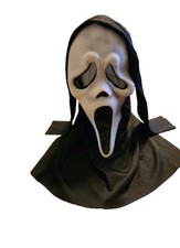 Vintage Scream Ghost Face Halloween Mask Easter Unlimited INC Fun World picture