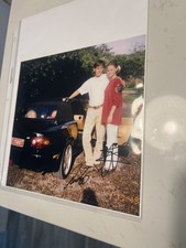 Christian Von Koenigsegg Signed classic old photo & Wife autograph authentic picture