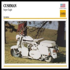 1959 Cushman Super Eagle Motor Scooter NEW METAL SIGN: 12