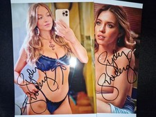 Sydney Sweeney Signed Photo Collection Glossy REPRINT 10x15cm picture
