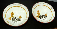 2 Stangl Pottery Golden Blossom Dessert Cup Bowl 5.5