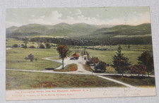 The Presidential Range from the Waumbec Jefferson New Hampshire postcard picture