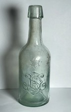 Antique Bottle with Star of David and Coat of Arms picture