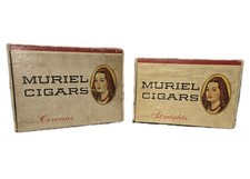 MURIEL STRAIGHTS & CORONAS  EMPTY CIGAR BOX picture