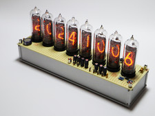 Stein's Gate Divergence Meter using REAL NIXIE TUBE with clock function limited picture