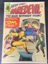 Daredevil 3 Marvel 1964 3rd App of Daredevil, 1st App & Origin of The Owl picture