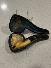 Vintage Meerschaum Pipe With case picture