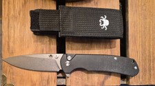 New No Box. Klacken Stone Fang Micarta Handle,  W/ nylon Sheath picture
