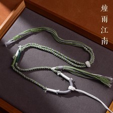 Tibetan Handmade Woven Cord Pendant Necklace Cord Pendant Rope picture