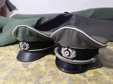 German Caps hats - Set of two ww2 german crusher hats picture