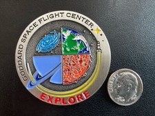 NASA GSFC Robert H Goddard Space Flight Center Challenge Coin Meatball  Science picture