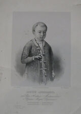 Imperial / DMITRY ALEKSEYEVICH /Large Size ENGRAVING 1855g. VERY RARE  picture