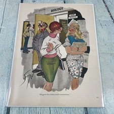 1973 Sexy Adult Cartoon Oral Exam Vintage Print Ad/Poster Pinup Art Magazine Pg picture