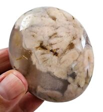 Flower Agate Palm Stone 100 grams. picture