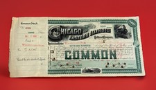 1898 Chicago & Eastern Illinois RR Stock FRANCIS M DRAKE Civil War Gen  Gov Iowa picture