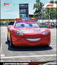 PRESALE 2026 Topps NOW F1 Lightning McQueen #55 Disney Pixar BASE CARD picture