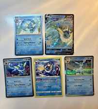 Pokemon Tcg Vaporeon V Promo / Cosmos Holo 4 Card Lot Mixed Sets NM picture