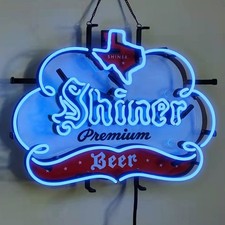 US STOCK Shiner Premium Beer Neon Sign 19