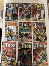 The Mighty Thor # 336 351 361 373 380 382 389 401 407 marvel Comics Lot Of 9 picture