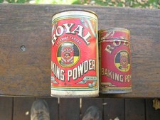 Antique early Royal baking powder containers (2) picture