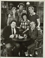 Cheers Season 4 Cast, 1985, First With Woody, Original Type 1 Photo, 7x9 picture