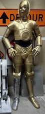 life size star wars C-3PO 3D printed droid restoration project needs work. picture