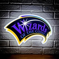 Wizards of The Coast 3D Printed LED Lightbox Sign Game Decor LED Game Sign picture