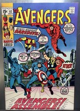 The Avengers #82 (November 1970) Marvel Comics 👀 NICE COMIC 👀 EST.VF picture