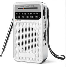 Portable Radio AM FM with Long Range Reception, Transistor Radio picture