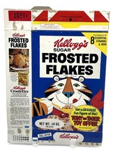 1975  Kellogg’s Sugar Frosted Flakes cereal box- Tony the Tiger 7 ½ Vinyl Figure picture