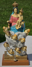 VINTAGE  VIRGEN DE LORETO LARGE Statue Estatua Our Lady of Loretto Caart Saint picture
