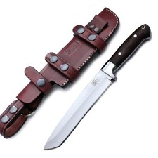 GCS Handmade Outdoor Tanto Knife with Black G10 Handle D2 Tool Steel - Extra ... picture