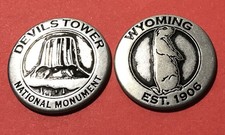 Vintage Devil's Tower National Monument Collectible Token picture