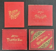 1890s PLYMOUTH - TAUNTON - MARTHA's VINEYARD & WHITE Mtn's., NH SOUVENIR ALBUMS picture