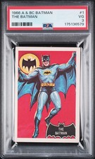 1966 A & BC BATMAN (BLACK BAT ON FRONT) #1 THE BATMAN PSA 3 picture