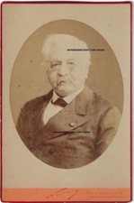 Photo 19th Ferdinand de Lesseps entrepreneur Suez Canal / Panama - Nadar picture