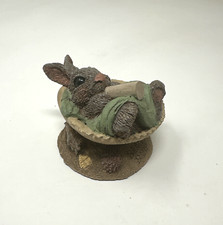 Tim Wolfe BEACH BABY Figurine Carin Studios 2000 Bunny Rabbit #9191 Edition #6 picture