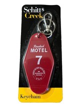 Schitt's Creek Keychain Purse Charm Backpack Charm Rosebud Motel Room 7 New picture